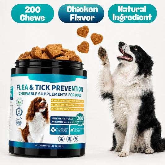 Flea & Tick Support Chews for Dogs