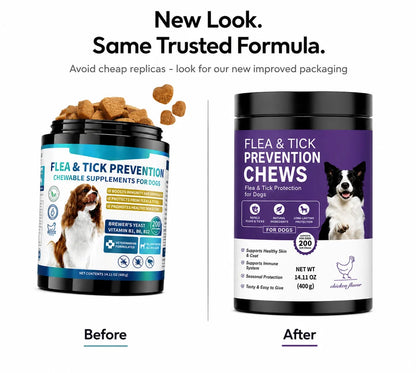Flea & Tick Support Chews for Dogs